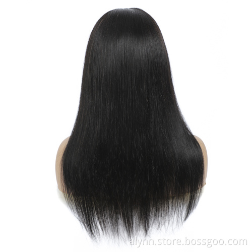 Straight Wig Human Hair Headband Wigs 180% Density Wigs For Women Cheap Headband Wigs